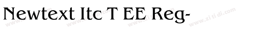 Newtext Itc T EE Reg字体转换